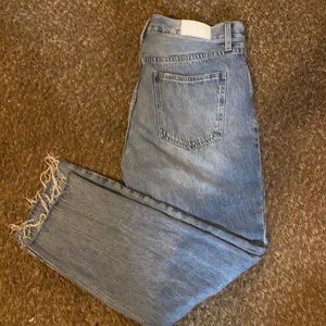 Pistola light wash straight cut jeans